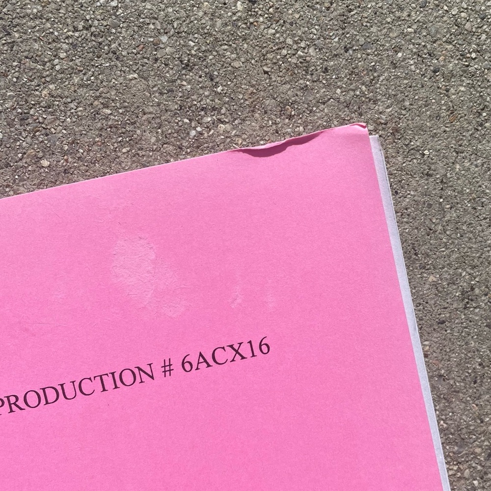 Family Guy 2007 Original Production Used Table Draft Script Episode 420 View 3